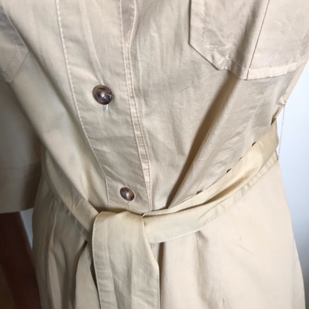 NWT - Bitten by Sarah Jessica Parker Button-up Safari Dress - Size 8 - Picture 4 of 13
